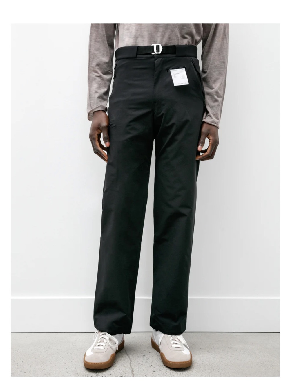 SATISFY PEACESHELL SOLOTEX PANTS BLACK SMALL MENS